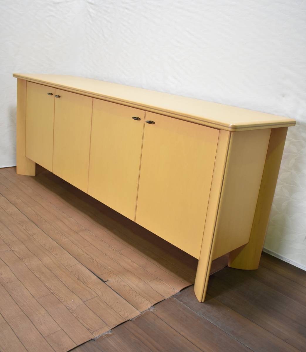  Tendo Mokko counter cabinet / table cabinet 4-door wooden natural Brown T-8057MP-NT? interior / furniture yj647ji50416-04