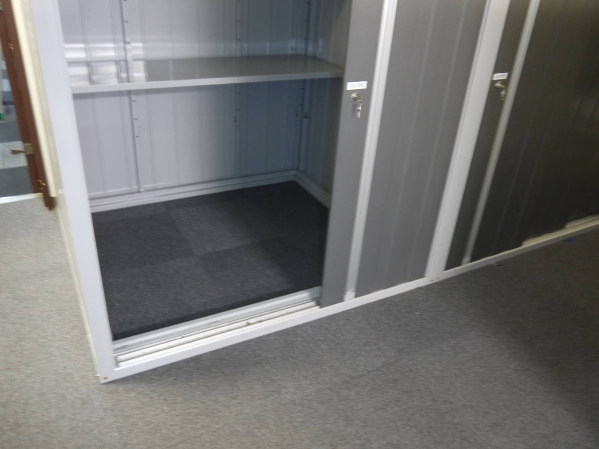  indoor for medium sized storage room continuation type width 1530+ width 1530 depth 1370 2. type Inaba storage room? rental warehouse interior use / disassembly storage present condition goods [ sendai pickup welcome ]T263ji-⑧