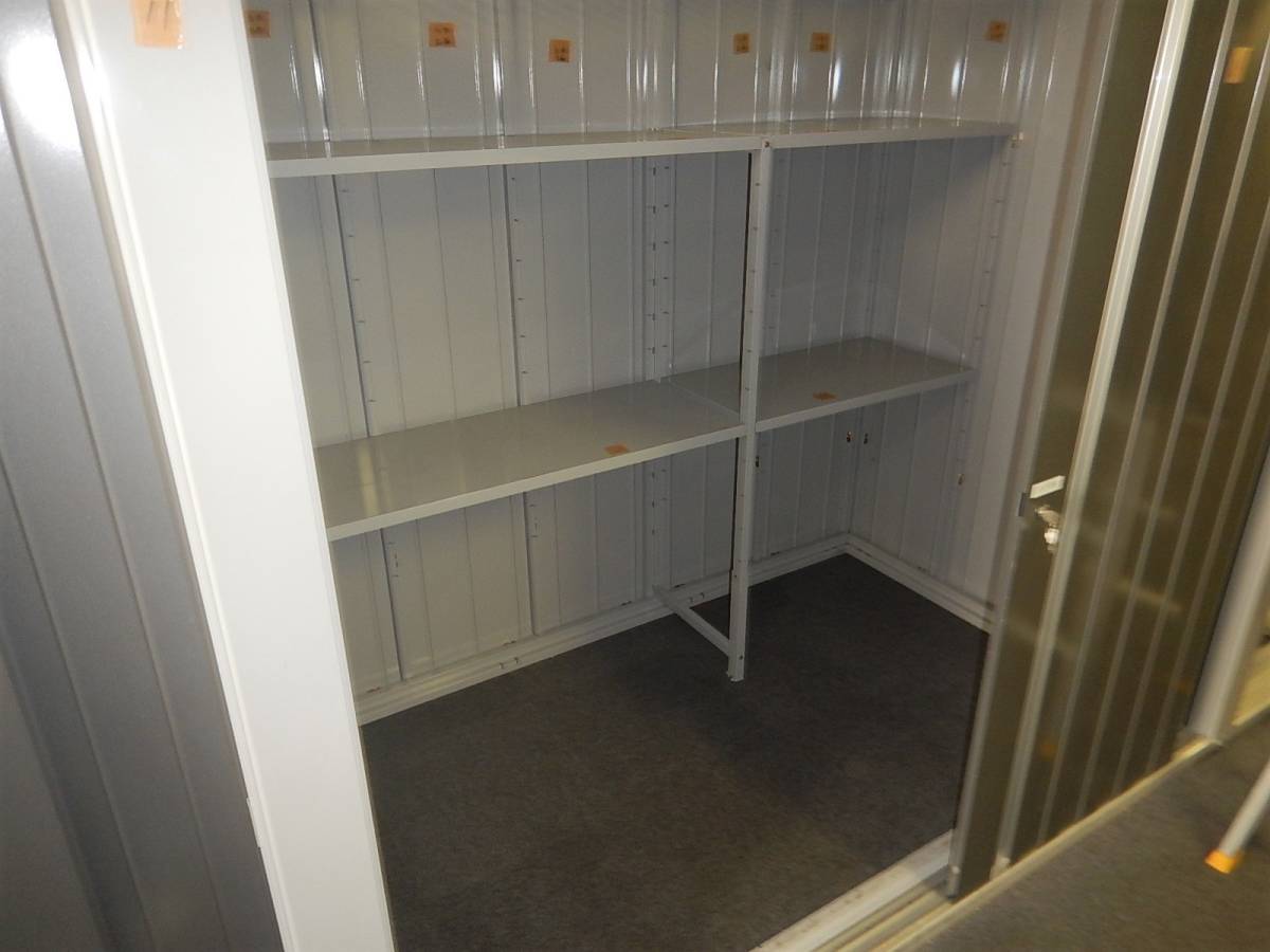  indoor for medium sized storage room 3. continuation type width 2210x3. depth 1370 Inaba storage room pa yellowtail k? rental warehouse interior use / disassembly storage present condition goods [ sendai pickup welcome ]T266ji-⑪