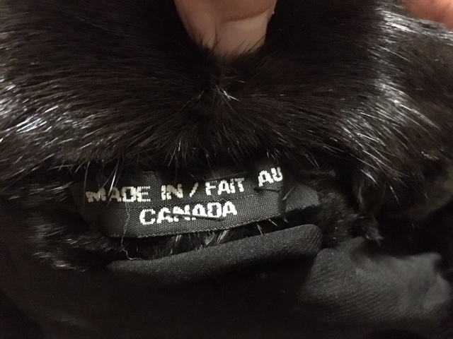  mink fur fur men's big size ultra rare Canada production top class last price cut 