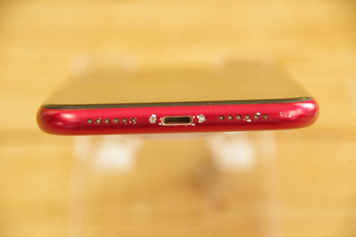 中古 ☆ SIMフリー docomo Apple iPhone XR 64GB レッド Red 赤 MT062J