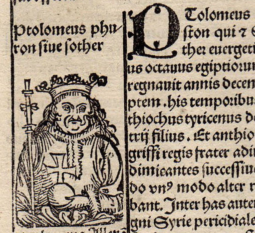 1497年 シェーデル ニュルンベルク年代記 ラテン語版 木版画 インキュナブラ パナイティオス ポセイドニオス_画像4
