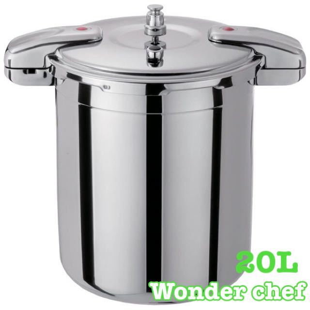 本店は wonderchef 【値下中】ワンダーシェフ プロビッグ 両手圧力鍋 20L 業務用 IH対応 NPDC20 圧力鍋 本店は wonderchef 【値下中】ワンダーシェフ プロビッグ 両手圧力鍋 20L 業務用 IH対応 NPDC20 圧力鍋
