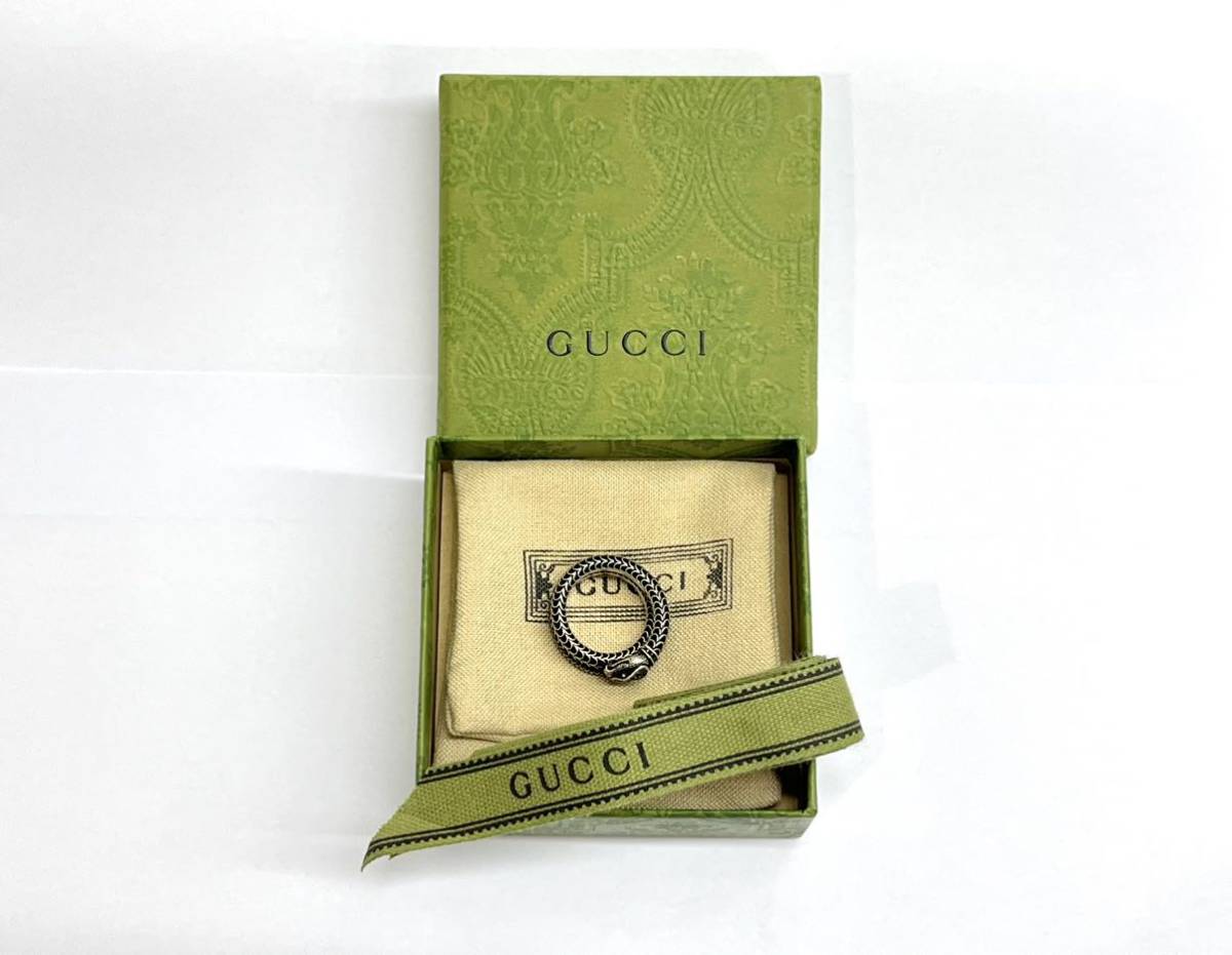 お礼や感謝伝えるプチギフト △【GUCCI グッチ】 リング・指輪・SV925