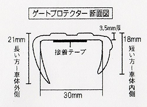 【日本製】ゲートプロテクター軽トラック用 スズキ・日産・三菱車の画像3