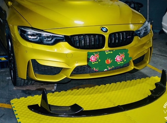 BMW F80M3 F82M4 F83M4用 パフォーマンスタイプカーボンリップスポイラーセット/PERFORMANCE/BMWスタジオ/本物カーボン/炭素繊維/人気商品_画像9