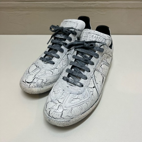 Maison Margiela 22 メゾンマルジェラ22 Replica ペンキ加工 ジャーマントレーナー 40 ホワイト 【代官山08】_画像1