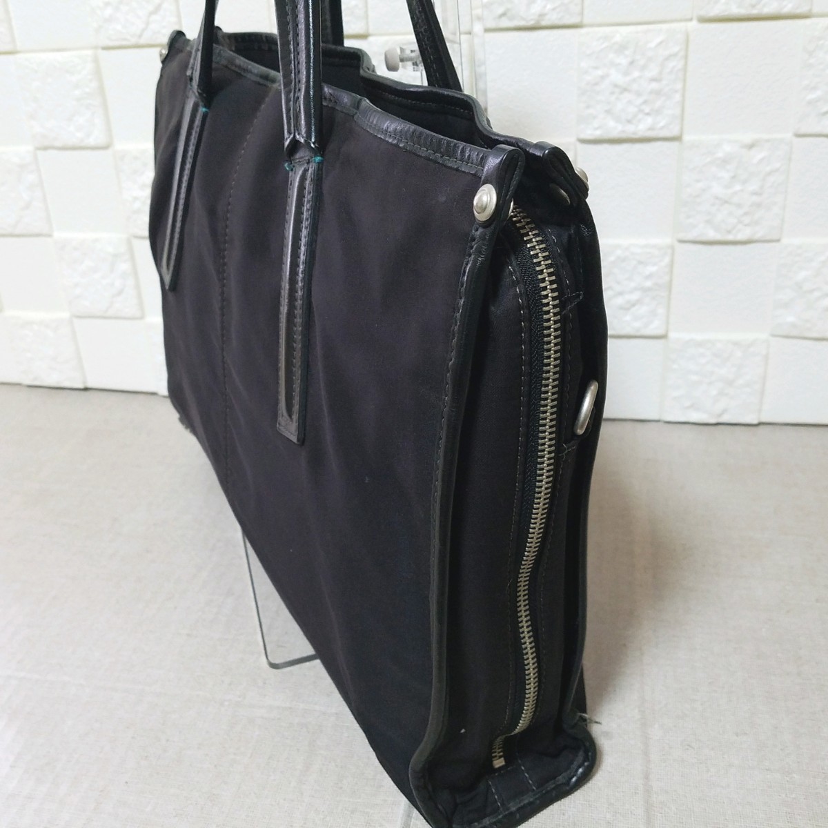 [ beautiful goods ] Paul Smith business bag tote bag nylon leather black 