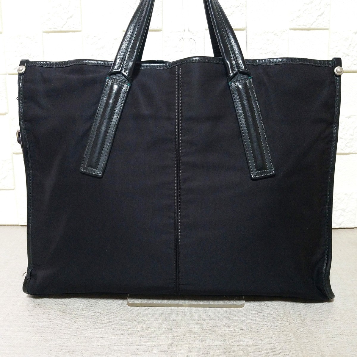 [ beautiful goods ] Paul Smith business bag tote bag nylon leather black 