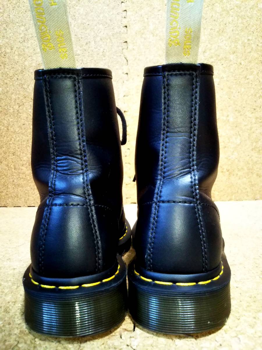 【Dr.MARTENS】ドクターマーチン ヴィーガン 1460 8ホールブーツ UK6 (25cm ) VEGAN 8EYE BOOT ブラック【箱付き良品】_画像6