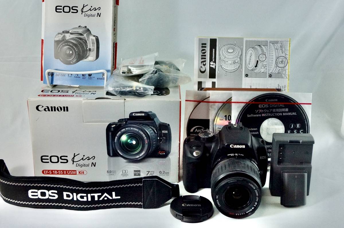 即納】 ☆動作確認済良品☆キヤノン CANON EOS KISS DIGITAL N！EF-S