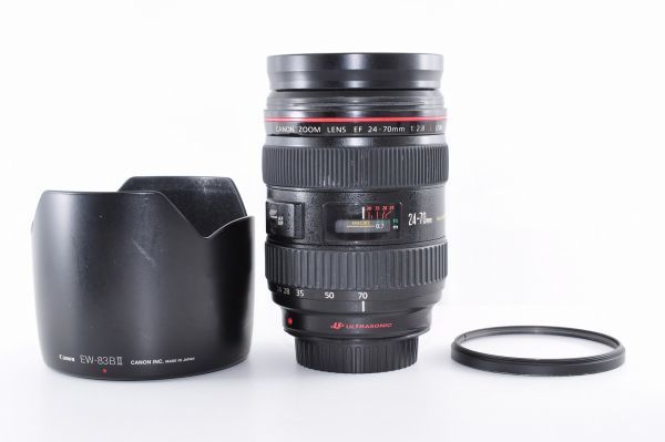 定番の冬ギフト 標準ズームレンズ 【並品】Canon EF24-70mm #75 フル