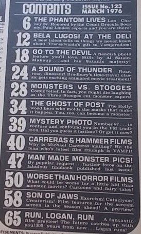 FAMOUS MONSTERS OF FILMAND #123 SPECIAL HOLIDAY ISSUE