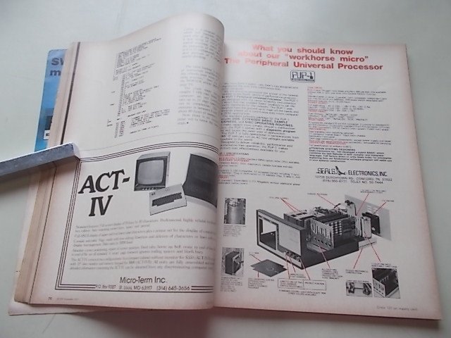 BYTE　1977年11月号　MEMORY MAPPED IO他_画像7