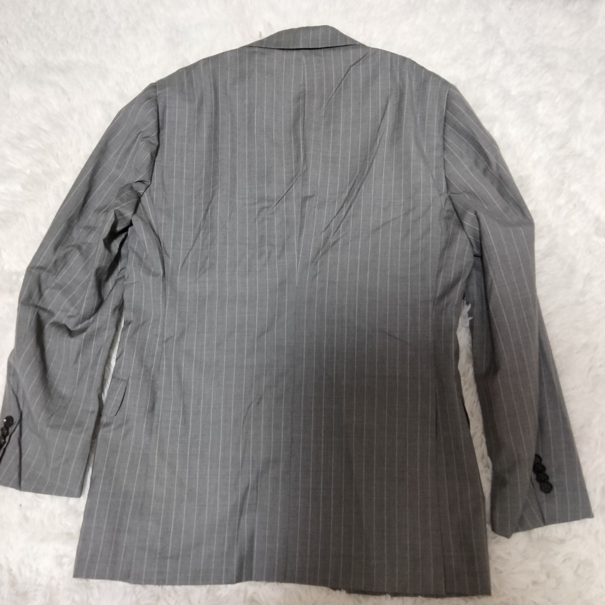 1円スタート RING JACKET リングジャケット ストライプ メンズ スーツ