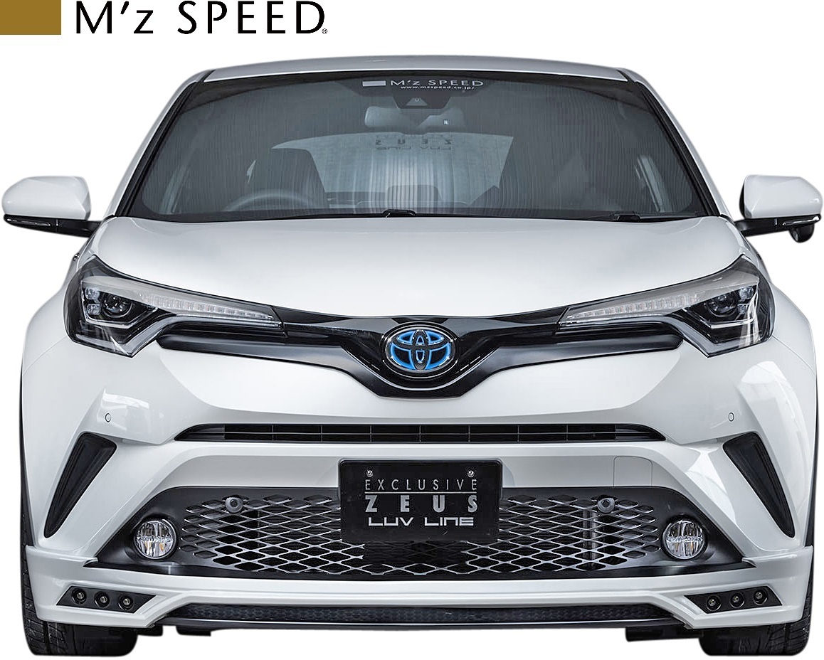 【M's】C-HR 前期 ZYX10 NGX50 (2016/12-2019/9) M'z SPEED フロント グリルガーニッシュ FRP 未塗装 エムズスピード エアロ 2391-4111_画像3