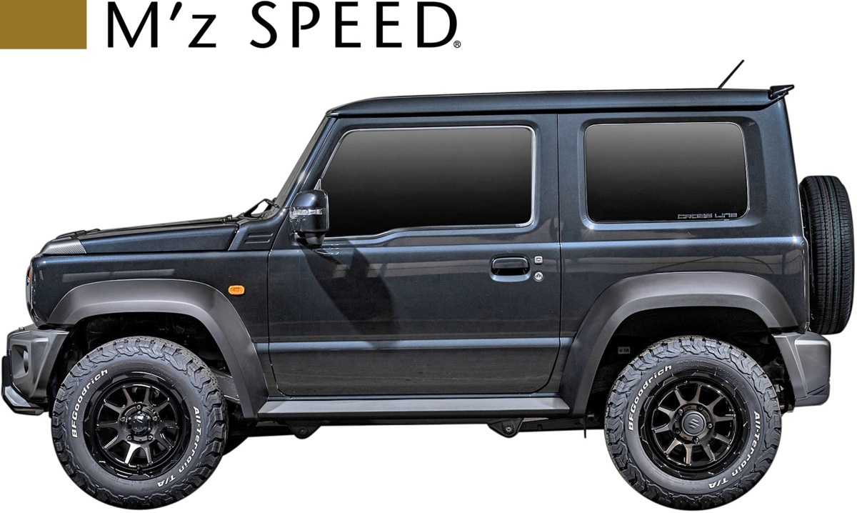 【M's】SUZUKI JB74W ジムニーシエラ (2018/7-) M'z SPEED CROSS LINE リヤバンパーガード エムズスピード エアロ カスタム 2921-3110_画像6