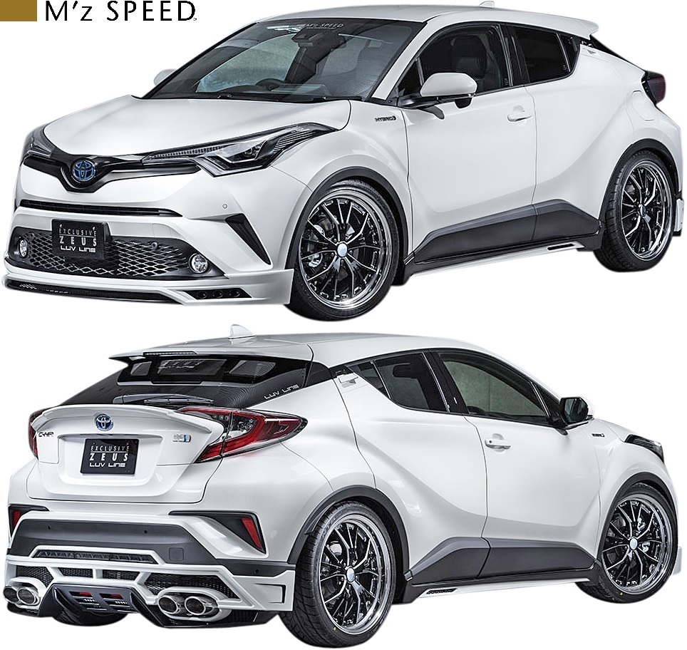 【M's】TOYOTA 前期 C-HR ZYX10 NGX50 (2016/12-2019/9) M'z SPEED サイドステップ LR FRP 未塗装 エムズスピード エアロ 2391-2111_画像5