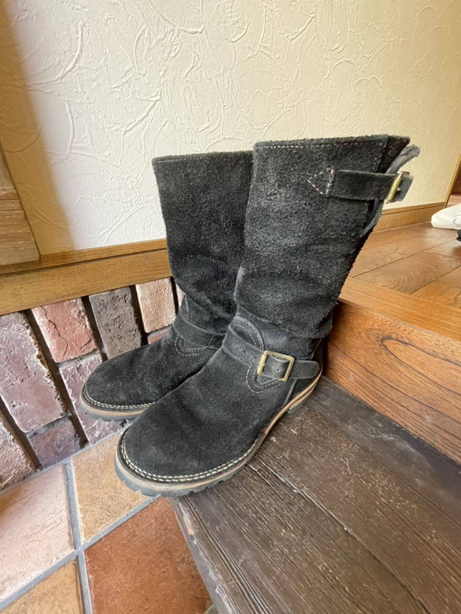 WESCO BOSS エンジニアブーツ USA製 スウェード 8 1/2E 美品_画像1