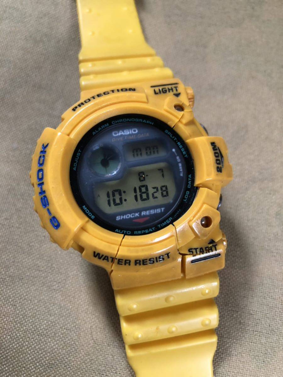 本物品質の G-SHOCK 初代フロッグマン DW-6300 腕時計） （黄色CASIO