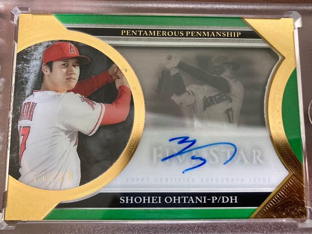 貴重だがキズ多数】 大谷翔平topps 2020 直書き直筆サイ| JChere雅虎