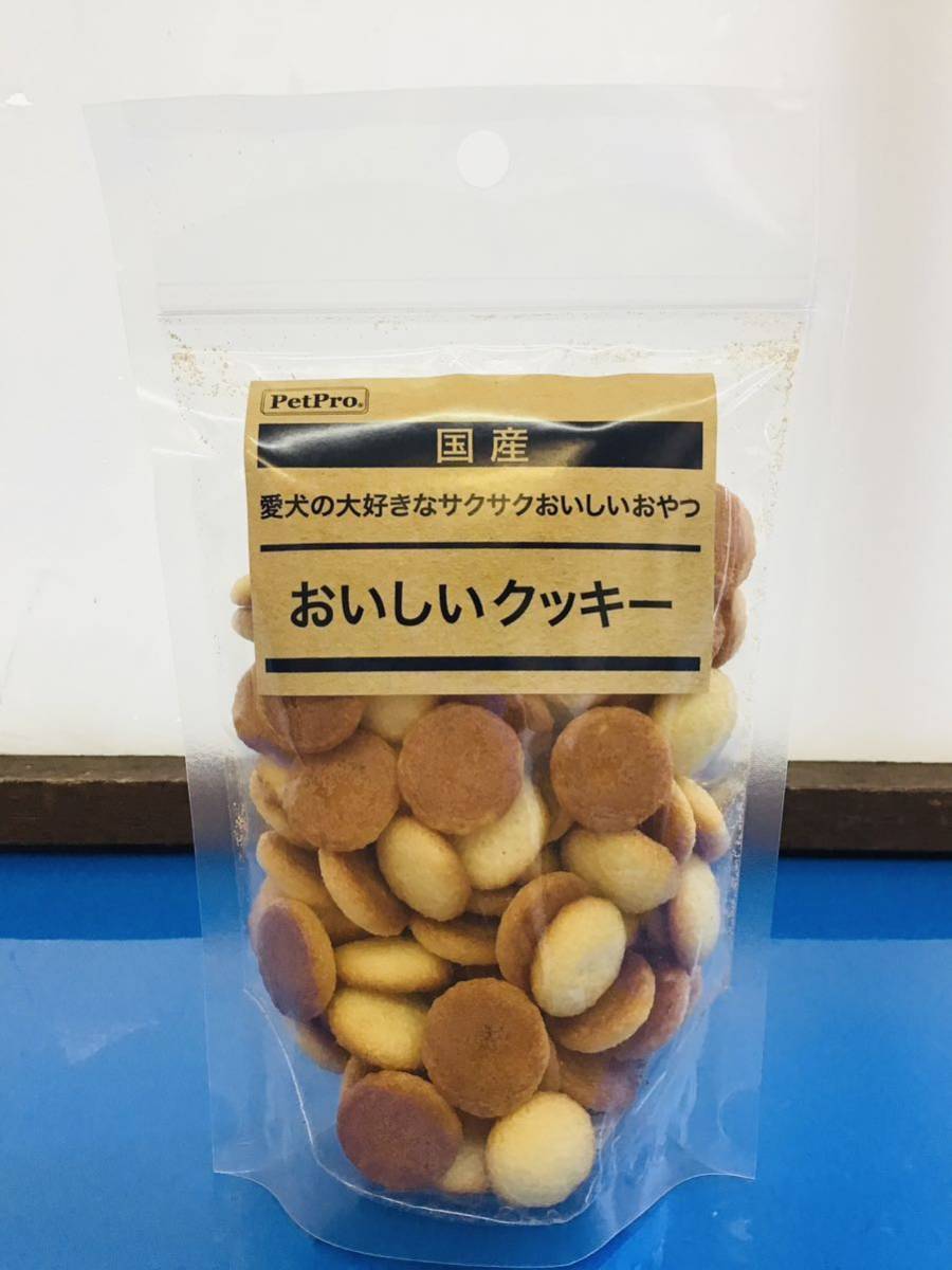 1カートン 60個セット おいしい クッキー 75g ①049 ペットプロ おやつ 国産 素材 使用 賞味期限 2024.02 4981528332049_画像2