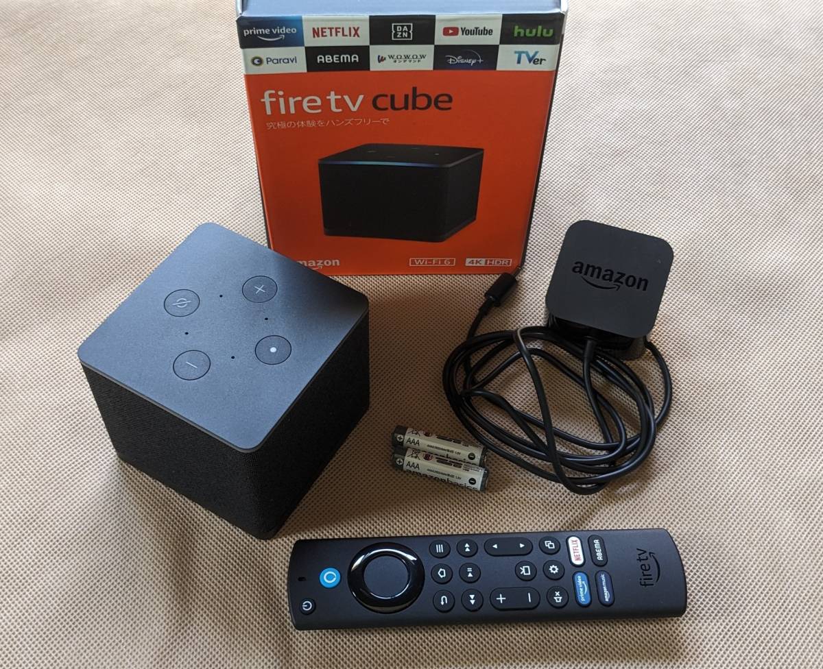 Fire TV Cube(第３世代） Wi-Fi 6 + イーサネットポート内蔵－日本代購