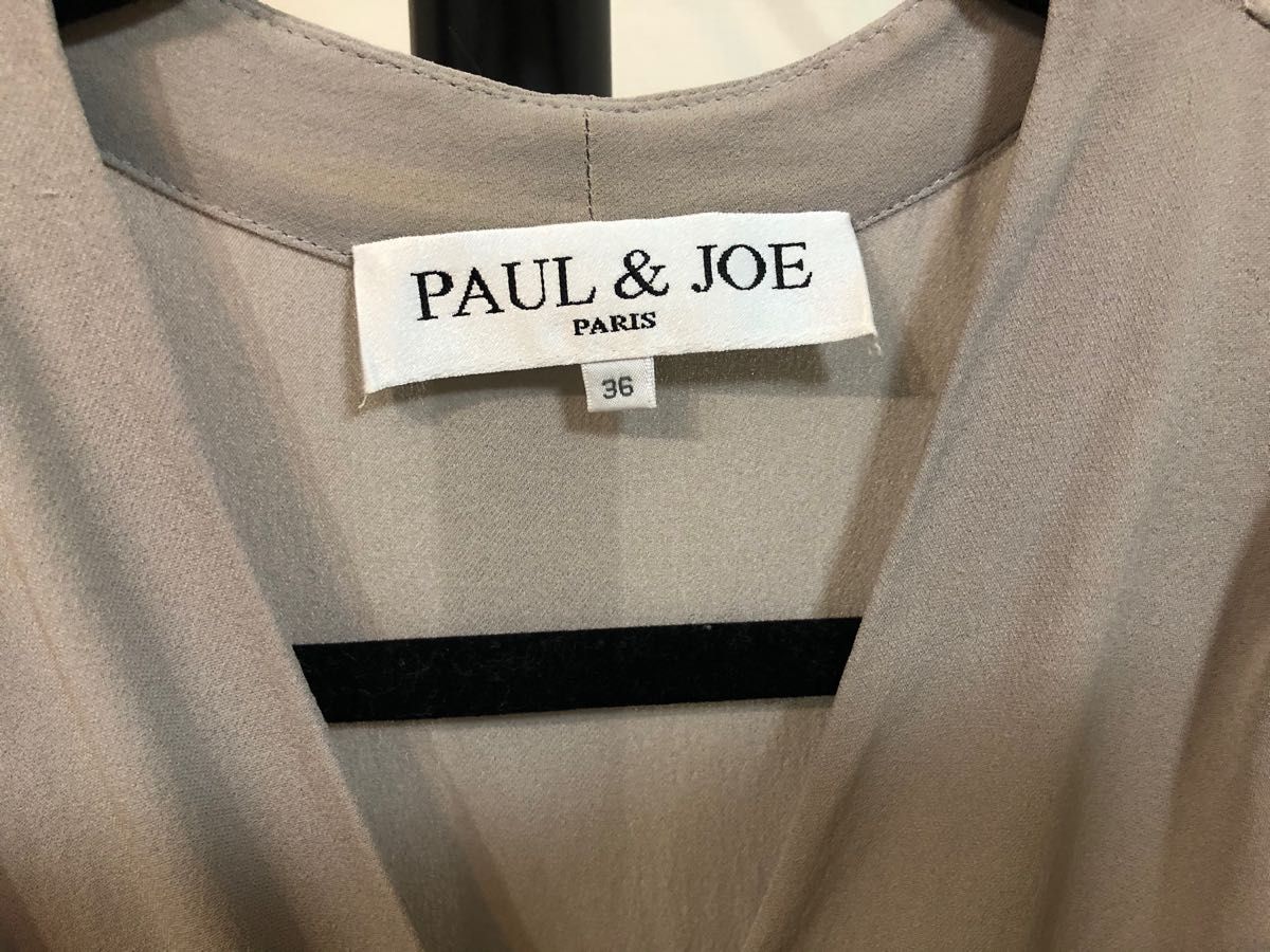 【PAUL&JOE】ポール&ジョー　シルク100% 結婚式　夏のパーティー　ドレスワンピース