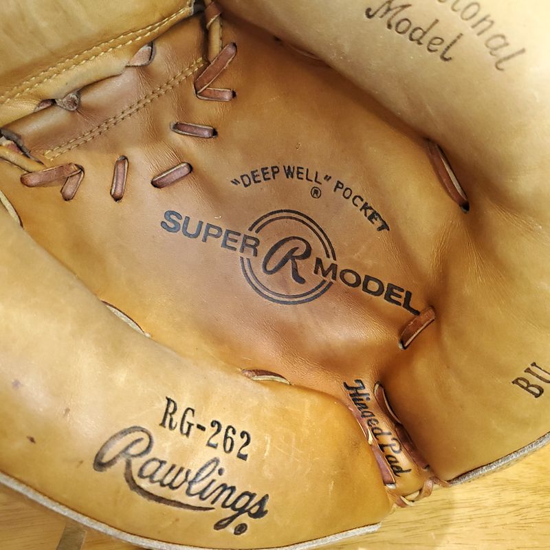ローリングス 梨田昌孝モデル BU-8 サークルR切り抜き 激レア Rawlings