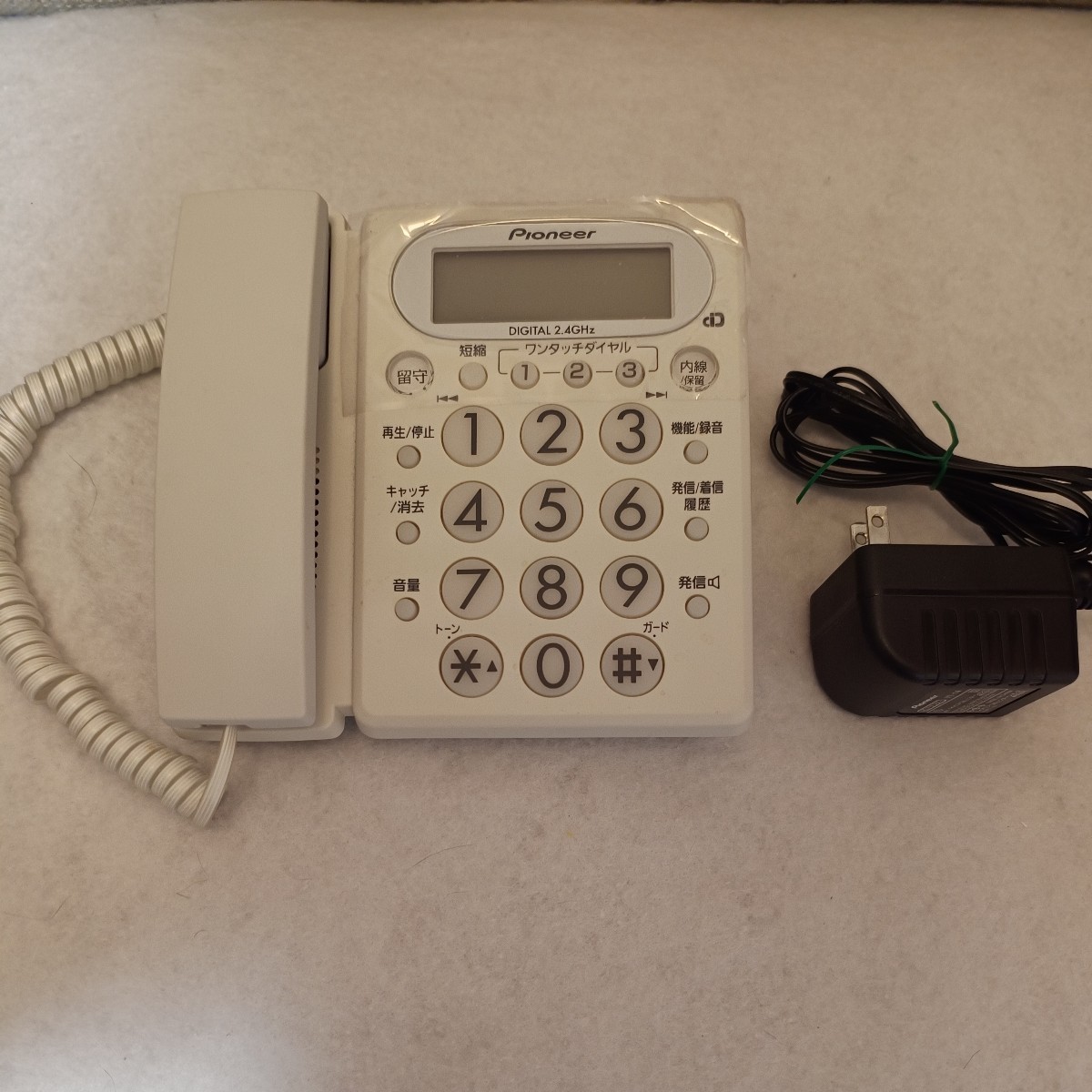 Pioneer☆パイオニア電話機☆留守番電話機（親機）☆システム名:TF