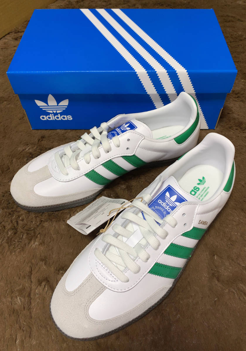 アディダス サンバ OG ホワイト/グリーン adidas SAMBA OG White/Green