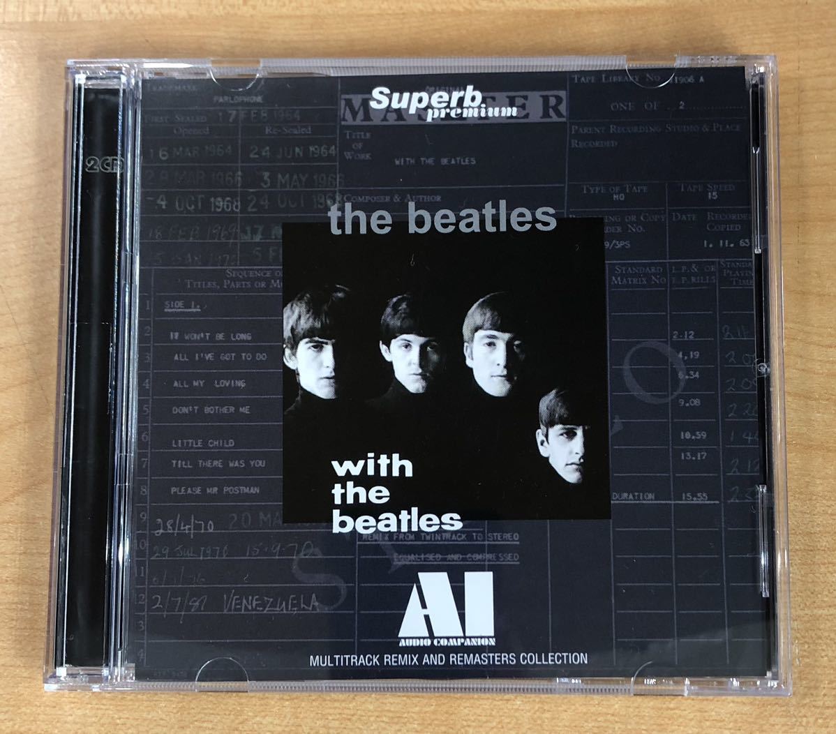 [2CD] THE BEATLES / WITH THE BEATLES : AI - AUDIO COMPANION MULTITRACK REMIX AND REMASTERS_画像1