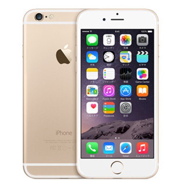 日本に バッテリー80％以上 美品 ドコモ docomo iPhone6 64GB ゴールド