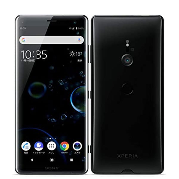 春先取りの XZ3 XPERIA SOV39 良品 バッテリー80％以上 ブラック SIM