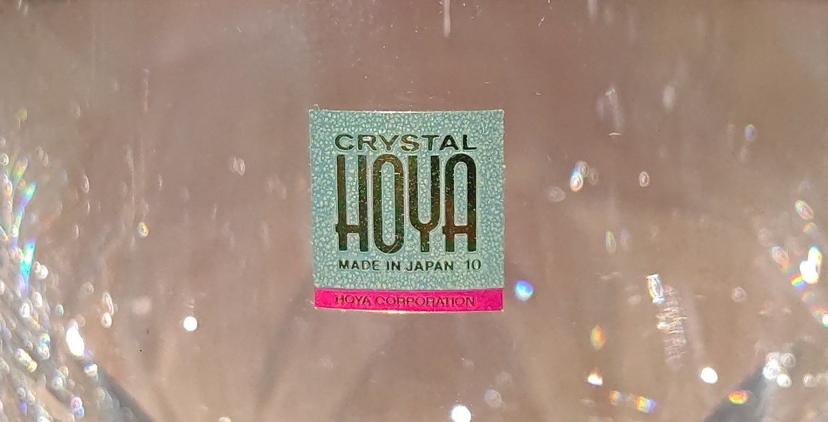 HOYA CRYSTAL ホヤ クリスタル 4面カット ガラス ロックグラス 2 HOYA CRYSTAL ホヤ クリスタル 4面カット ガラス ロックグラス 2