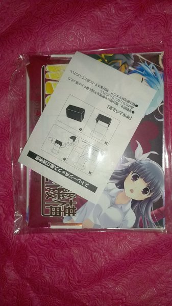 =あかべぇそふとつぅ W.L.O.世界恋愛機構 組立式ストレージBOX ファンクラブ会員継続更新特典_画像2