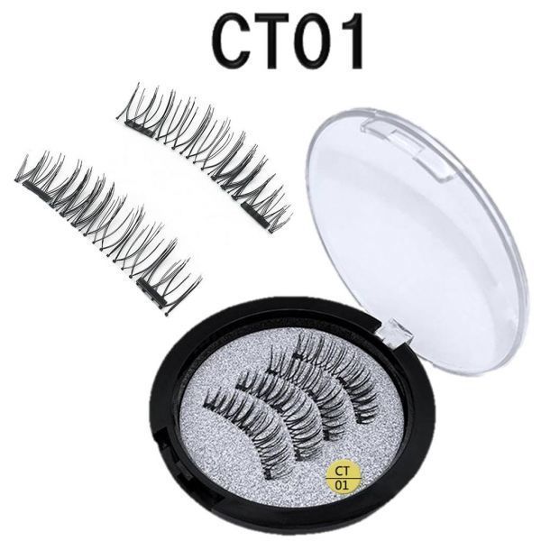  free shipping magnet 3D eyelashes extensions magnetism false eyelashes paste adhesive un- necessary 