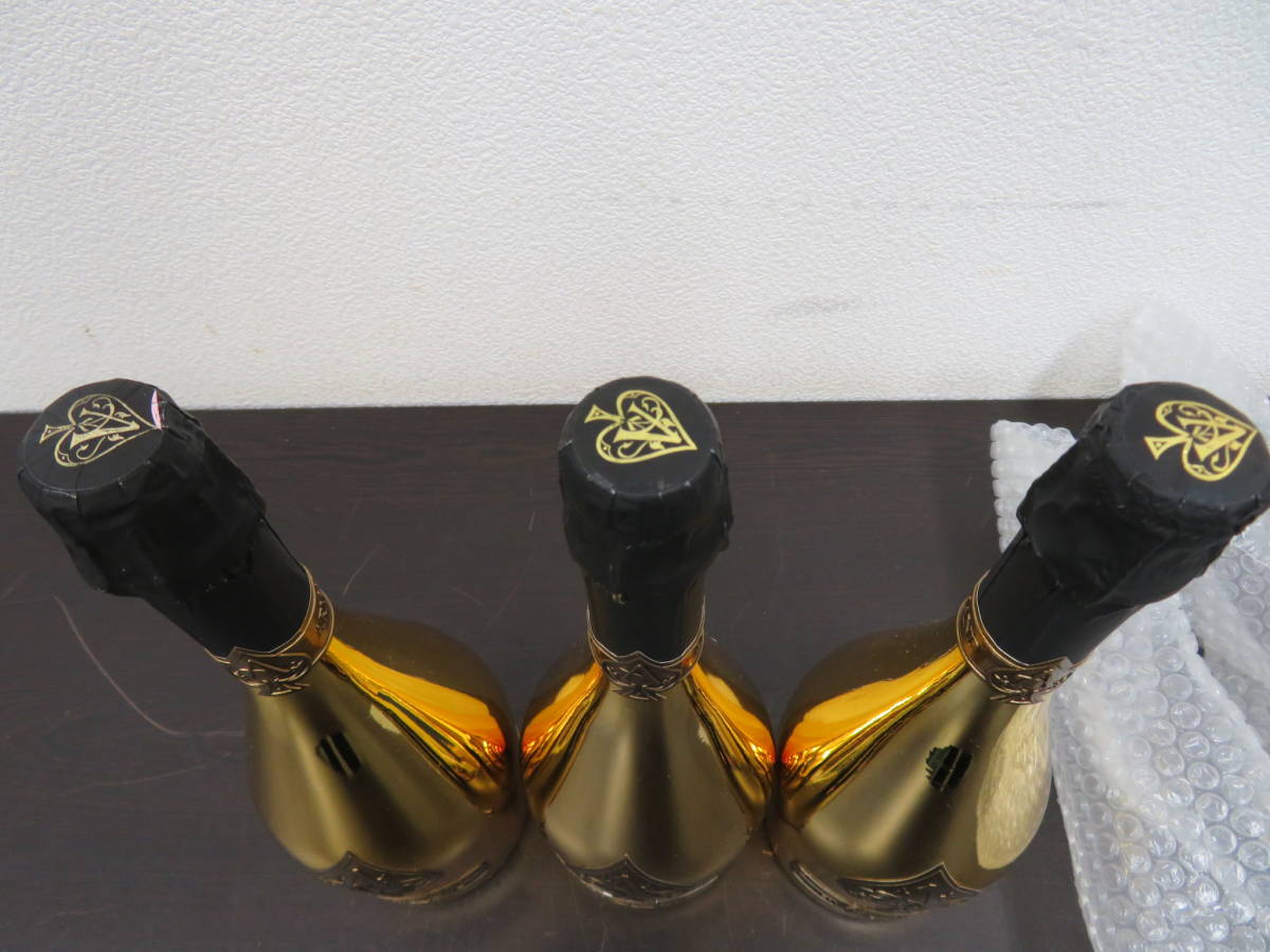 アルマンド ブリニャック ゴールド 3本セット ブリュット シャンパン
