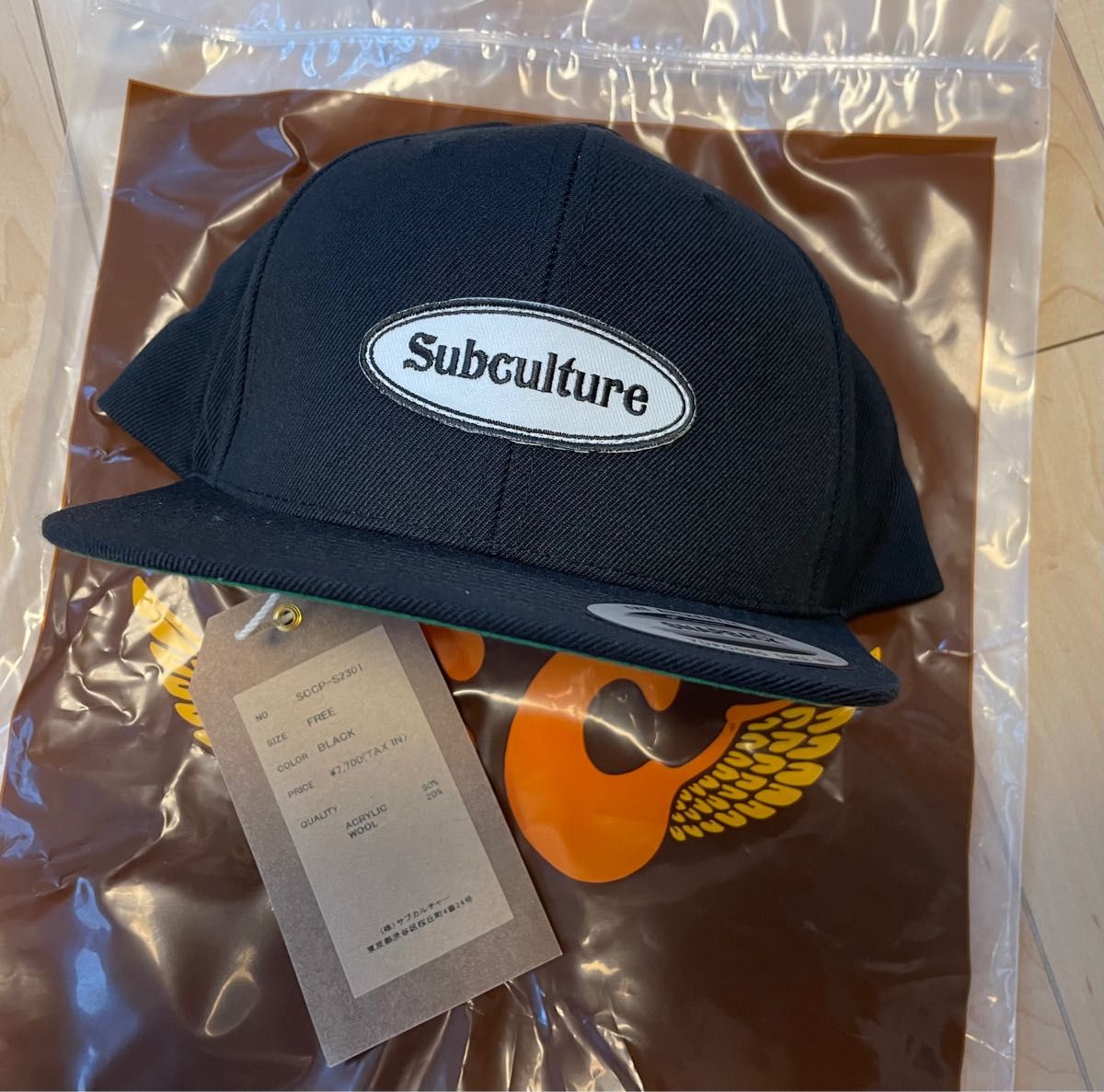 Subculture SNAPBACKCAP BLACK CAP サブカルチャー キムタク Subculture SNAPBACKCAP BLACK CAP サブカルチャー キムタク