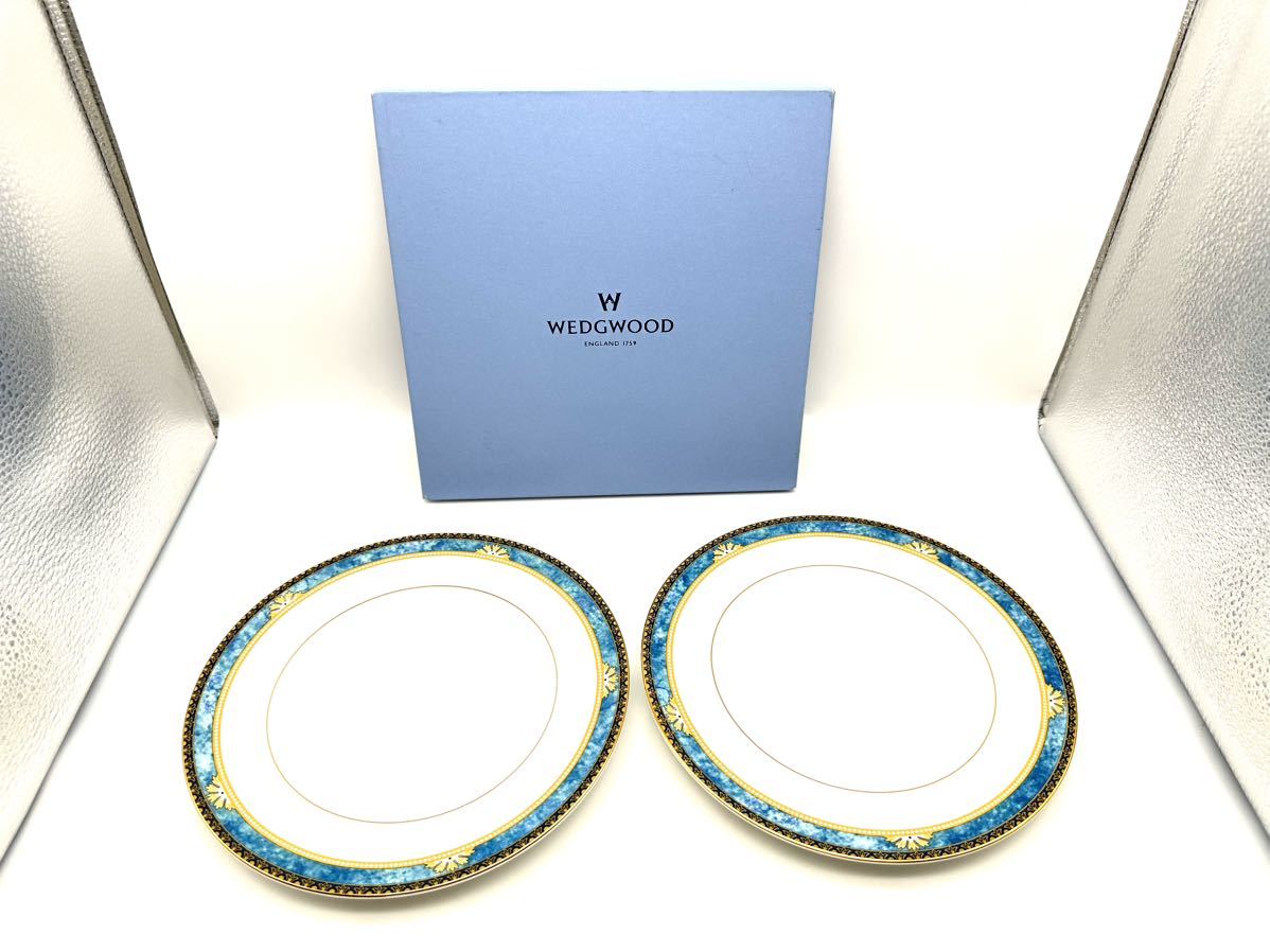 □新品 箱付 WEDGWOOD ウェッジウッド プレート CURZON カーゾン 平皿