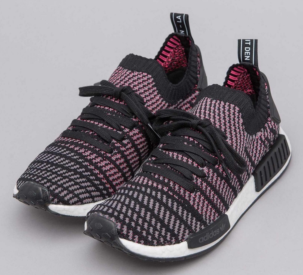  Adidas Originals en M ti-R1 STLT prime knitted 28cm regular price 27000 jpy black / gray / pink Originals NMD R1 STLT PK