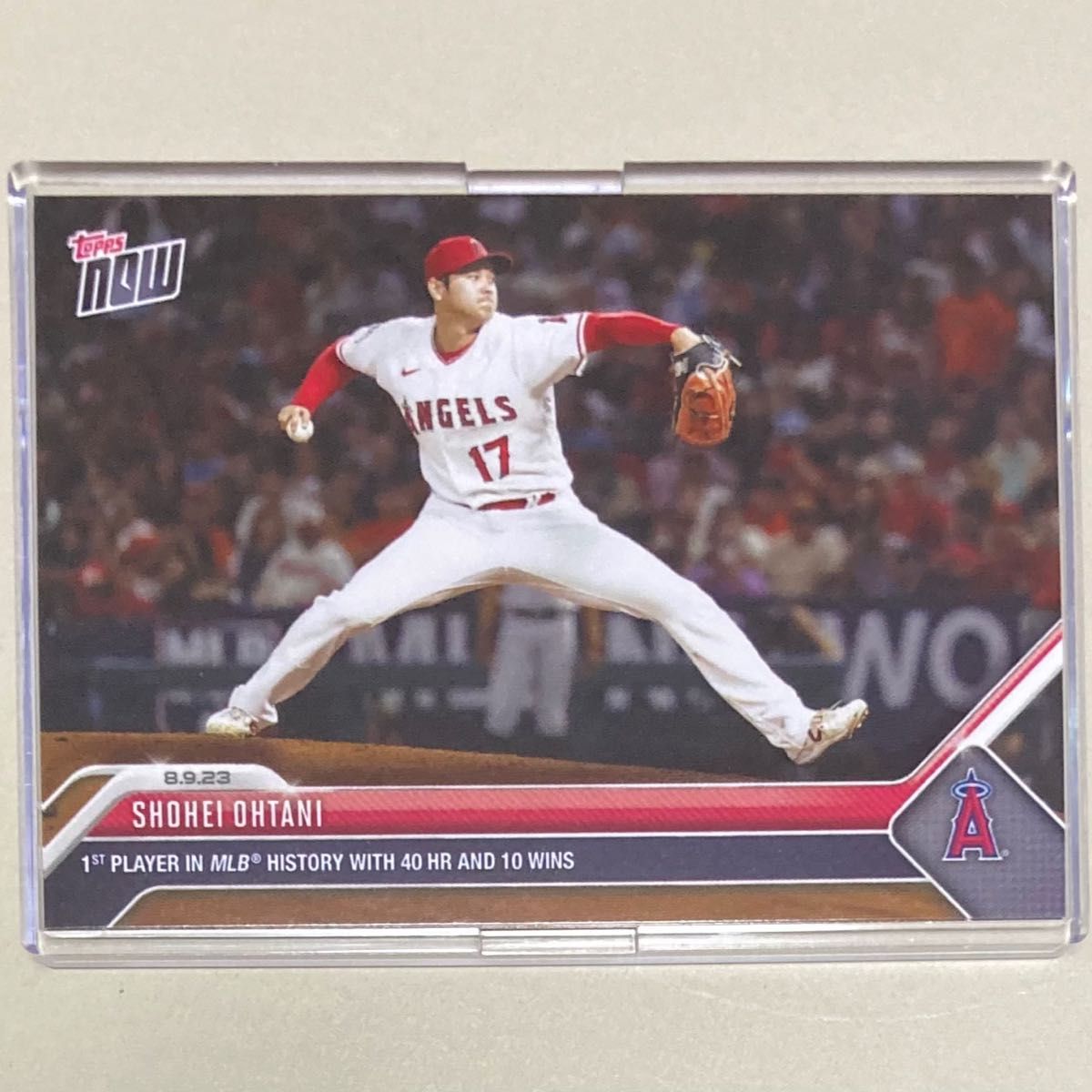 2023 topps now MLB 683 大谷翔平　エンゼルス　10勝　40本　ホームラン　MVP