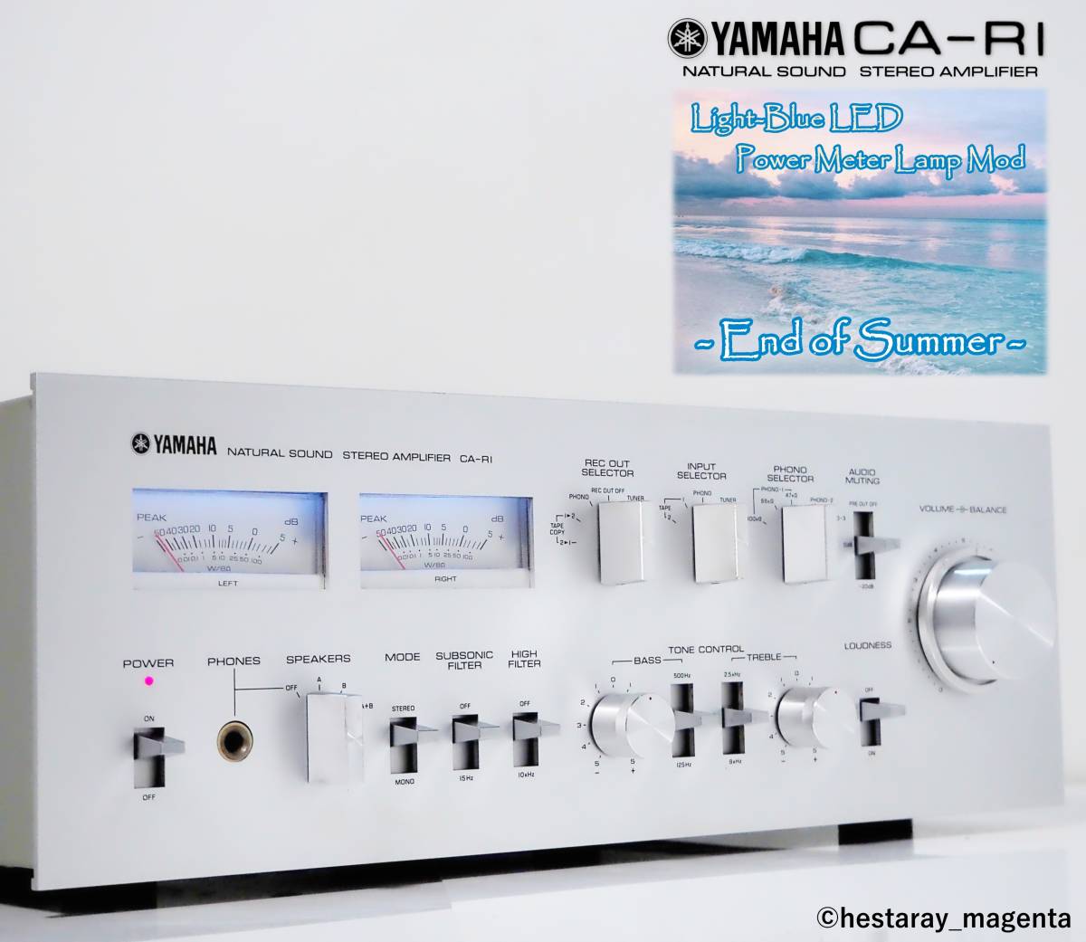 ☆ 【整備・レストア済、準美品】 YAMAHA CA-R1 ヤマハ プリメイン