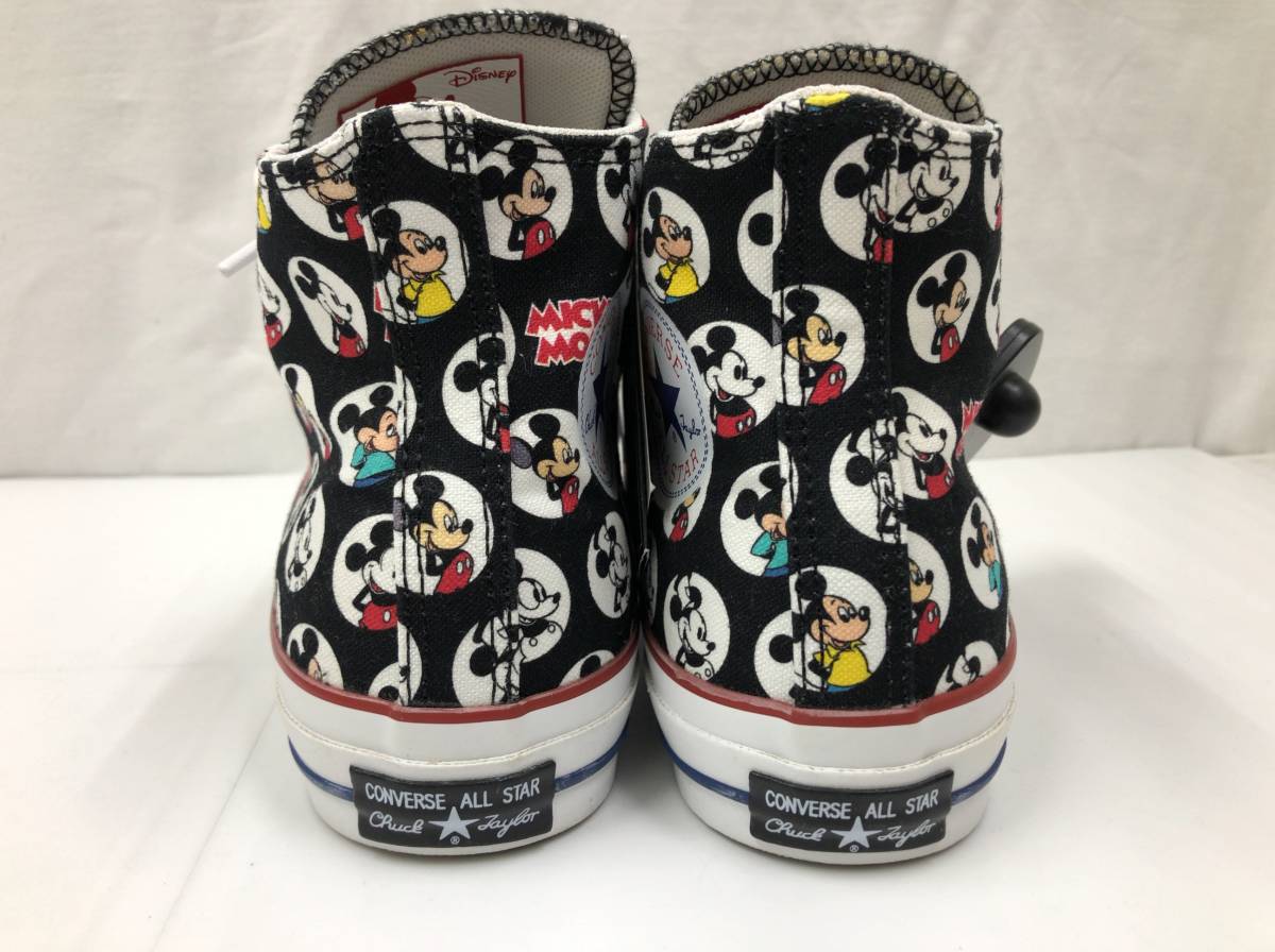 未使用展示品 CONVERSE スニーカー レディース 24cm ブラック系 ALL STAR 100 MICKEY MOUSE HM HI 1CL232 SS-104918_画像4