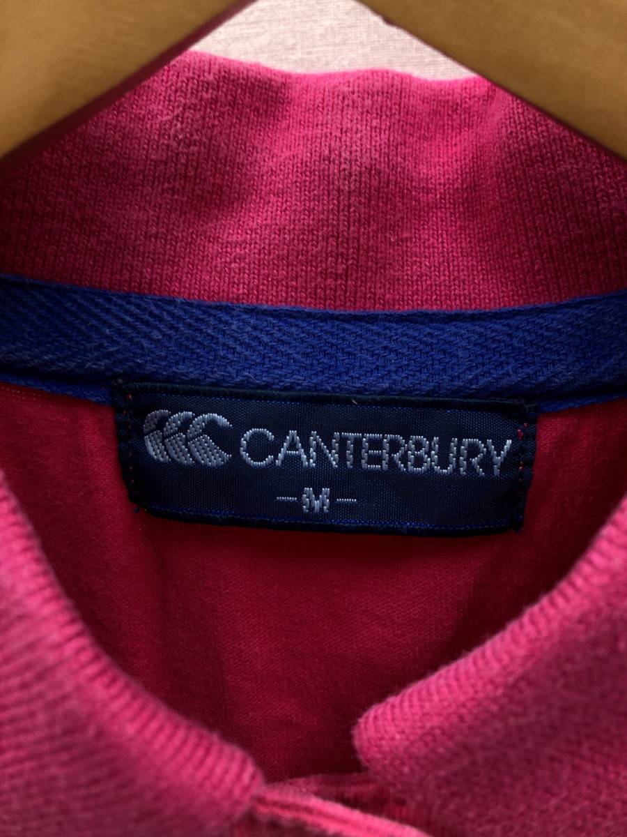CANTERBURY ポロシャツ レディース M ピンク カンタベリー 23080101の画像3