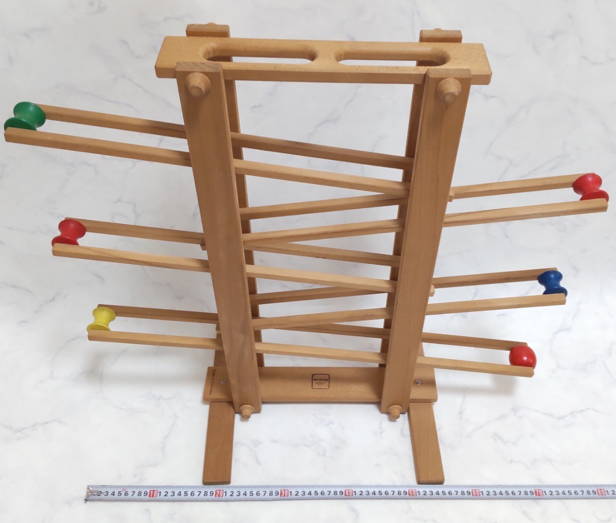 bo- flannel ndoko Logo ro tower slope toy wooden 