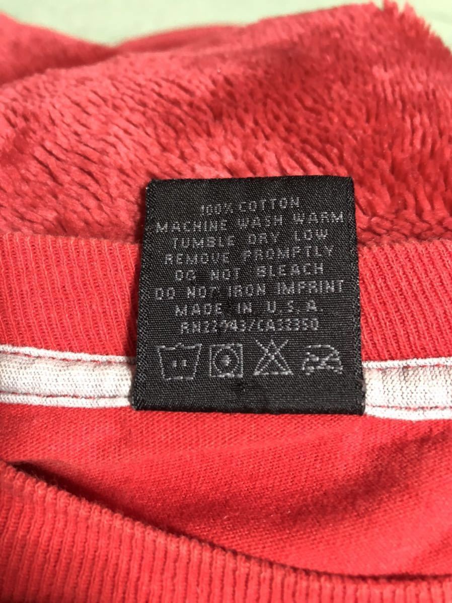 ヴィンテージ トニーホーク 半袖 Tシャツ TONY HAWK 赤 レッド 1983 パウエル POWELL サイズXL アメリカ製 USA製 オーバーサイズ 希少_画像6