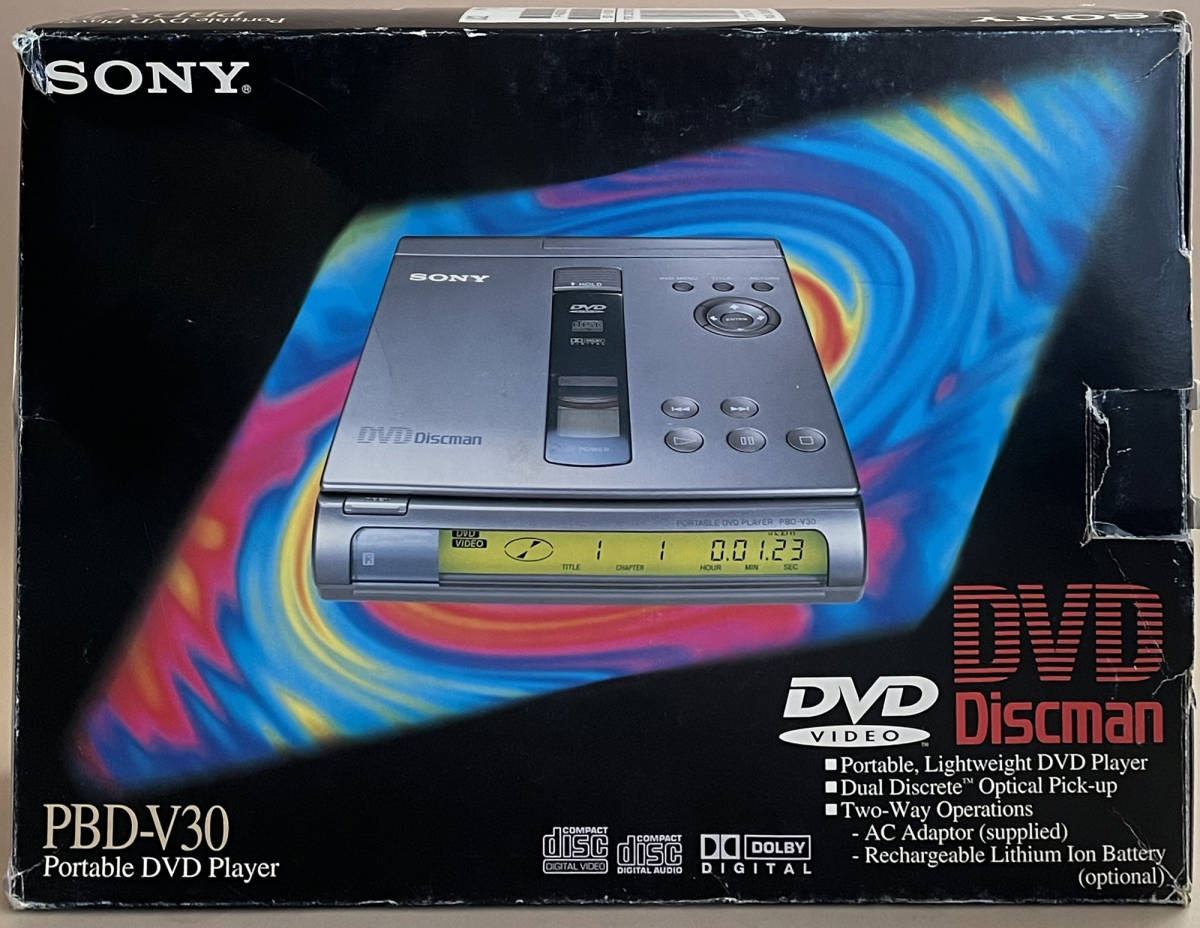 激安】 SONY ポータブルDVDプレイヤー ディスクマン DVD Discman DVD