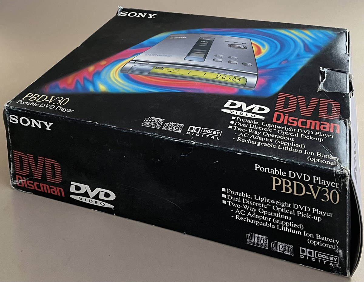 SONY ソニー PBD-V30 DVD Discman DVD ディスクマン ポータブルDVDプレイヤーの画像3