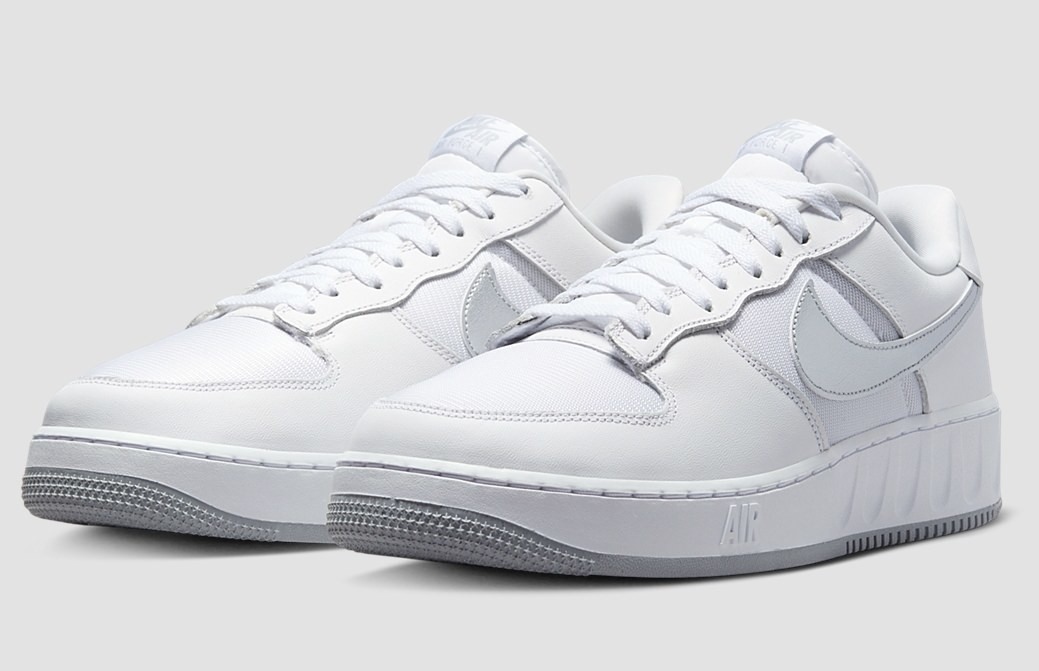 新品 NIKE ナイキ AIR FORCE 1 LOW UNITY エアフォース 1 ロー ユニティ スニーカー FD0937-100 US10/28㎝ シルバー ホワイト 白 シューズ_画像2